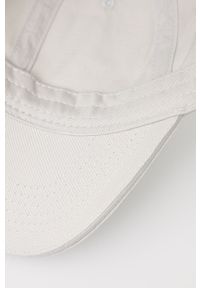 Champion czapka bawełniana 805558 kolor beżowy z aplikacją. Kolor: beżowy. Materiał: bawełna. Wzór: aplikacja #4