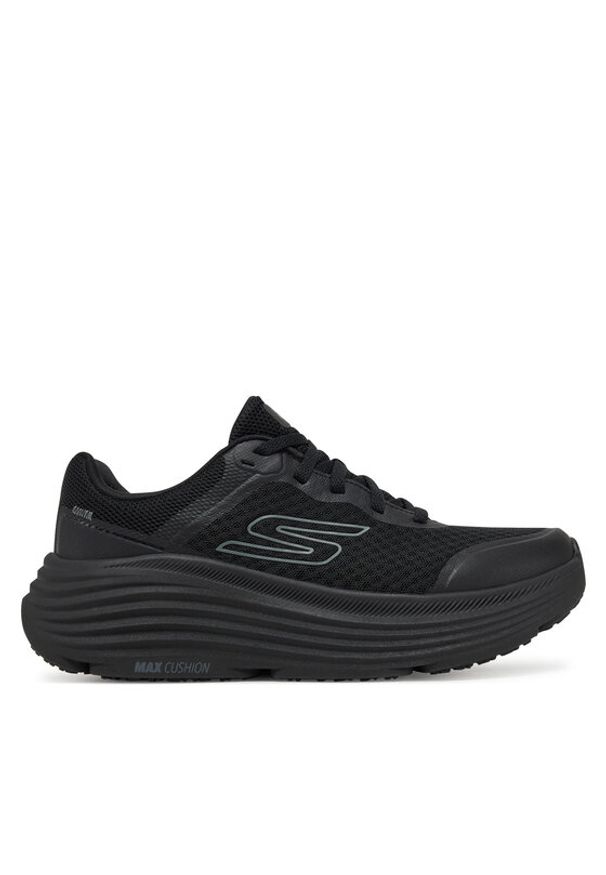 skechers - Skechers Sneakersy Max Cushioning Endea 129470/BBK Czarny. Kolor: czarny. Materiał: materiał