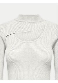 only - ONLY Golf 15331999 Biały Regular Fit. Typ kołnierza: golf. Kolor: biały. Materiał: syntetyk #6