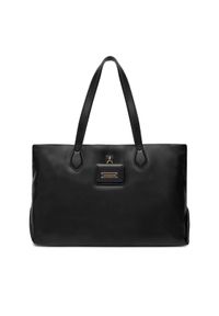 Love Moschino - LOVE MOSCHINO Torebka JC4358PP0NKN0000 Czarny. Kolor: czarny. Materiał: skórzane