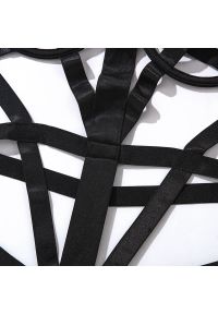 Intica - Body z elastycznym materiałem i szerokimi pasami na wieczorne wyjścia Calida. Kolor: czarny. Materiał: materiał #6