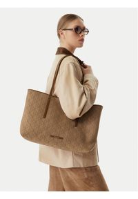 Calvin Klein Torebka Emblem Aop Jacquard LV04F3750G Khaki. Kolor: brązowy #1