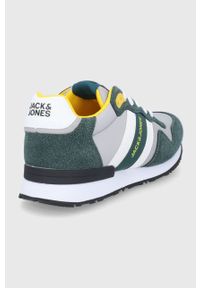 Jack & Jones buty JFWSTELLAR kolor zielony. Nosek buta: okrągły. Zapięcie: sznurówki. Kolor: zielony