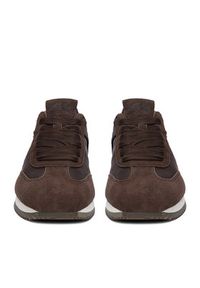 Gino Rossi - GINO ROSSI Sneakersy C-7657D Brązowy ciemny. Kolor: brązowy. Materiał: skóra, zamsz #2