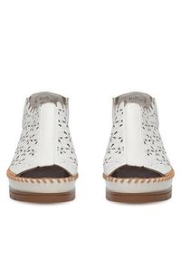 Rieker Sandały 60355-80 Biały. Kolor: biały. Materiał: skóra, syntetyk #2