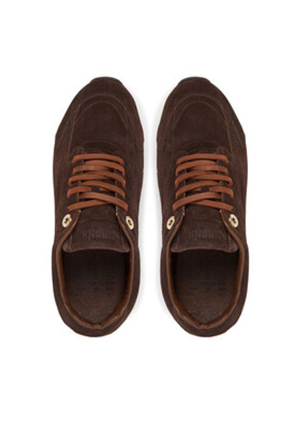 Bronx Sneakersy Myr-aa 66647-CV Brązowy. Kolor: brązowy. Materiał: skóra