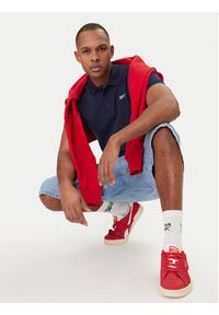 Reebok Polo Breen RK25562CCM Granatowy Regular Fit. Typ kołnierza: polo. Kolor: niebieski. Materiał: bawełna #6