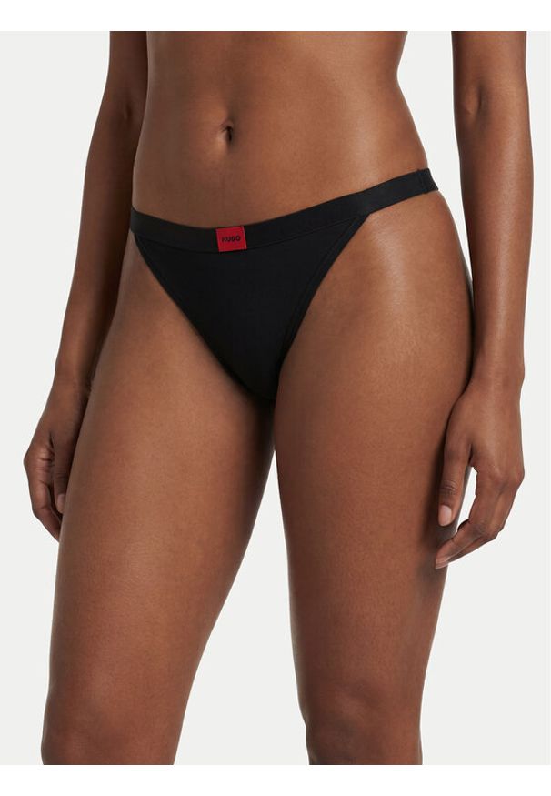 Hugo - HUGO Stringi 50557160 Czarny. Kolor: czarny. Materiał: syntetyk