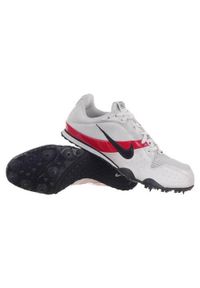 Buty do biegania męskie Nike Biegowe Rival D Plus. Zapięcie: sznurówki. Kolor: biały. Materiał: materiał, syntetyk, tkanina. Szerokość cholewki: normalna. Sport: bieganie