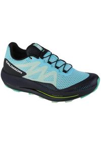 salomon - Buty do biegania damskie Salomon Pulsar Trail W. Kolor: niebieski. Materiał: tkanina. Szerokość cholewki: normalna. Sport: bieganie #1
