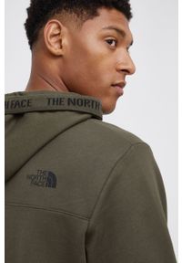 The North Face - Bluza bawełniana. Okazja: na co dzień. Typ kołnierza: kaptur. Kolor: zielony. Materiał: bawełna. Wzór: gładki. Styl: casual #6