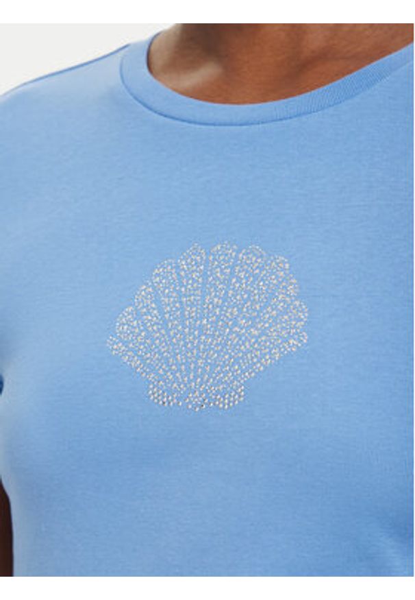 only - ONLY T-Shirt Kira 15346419 Niebieski Regular Fit. Kolor: niebieski. Materiał: bawełna