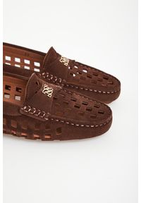 Casadei - Mokasyny damskie skórzane CASADEI. Materiał: skóra #4