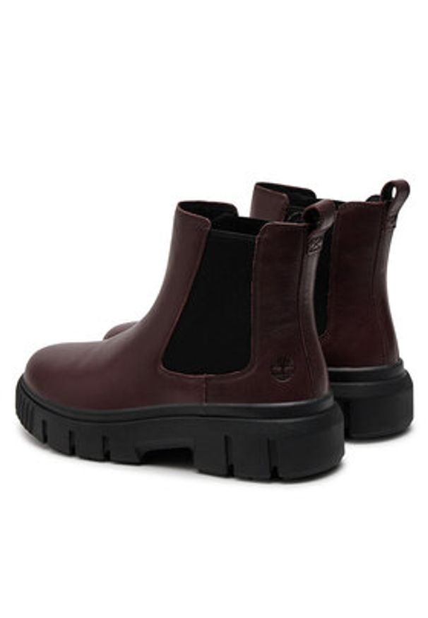 Timberland Sztyblety TB0A2QHQC601 Bordowy. Kolor: czerwony. Materiał: skóra