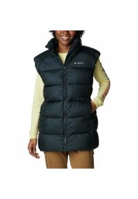 columbia - Bezrękawnik Puchowy Damski Columbia Puffect Mid Vest. Kolor: czarny. Materiał: puch. Długość rękawa: bez rękawów. Sport: turystyka piesza #1