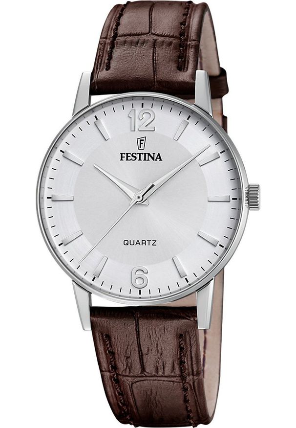 Zegarek męski Festina F20690-2 brązowy. Kolor: brązowy
