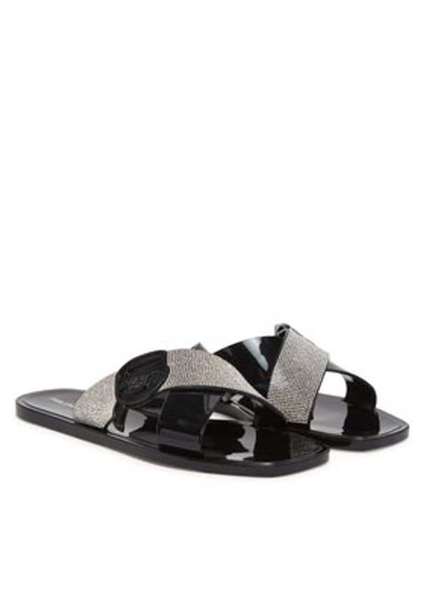 Karl Lagerfeld - KARL LAGERFELD Klapki Jelly KL80004S Czarny. Kolor: czarny. Materiał: syntetyk