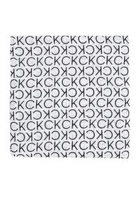 Calvin Klein Szal Monogram K60K612979 Czarny. Kolor: czarny. Materiał: bawełna, materiał