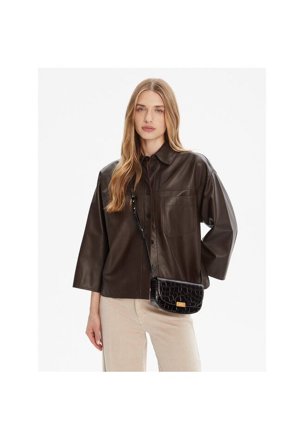 TOMMY HILFIGER - Torebka Tommy Hilfiger. Kolor: brązowy