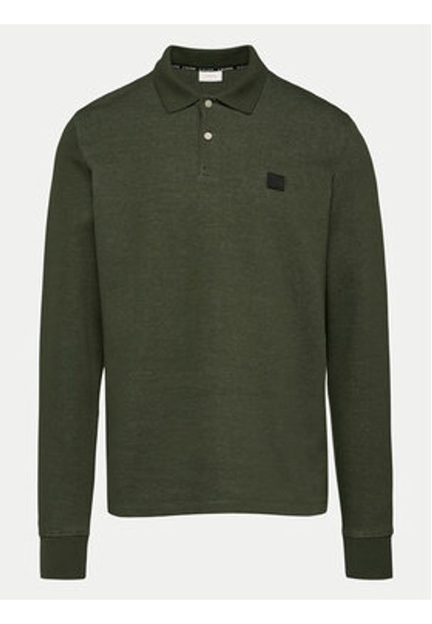 s.Oliver Polo 2153475 Zielony Regular Fit. Typ kołnierza: polo. Kolor: zielony. Materiał: bawełna