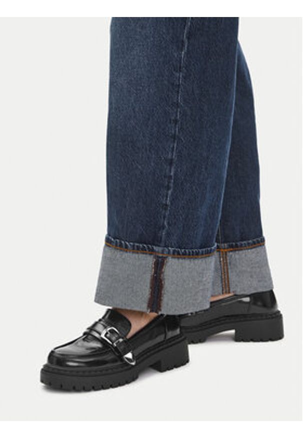 Jenny - JENNY Loafersy CEO-HY5389S-10 Czarny. Kolor: czarny. Materiał: syntetyk, materiał