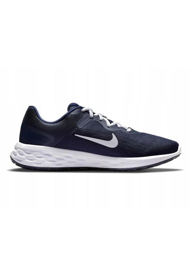 Nike - Buty do biegania na co dzień męskie NIKE REVOLUTION 6 dla aktywnych. Okazja: na co dzień. Kolor: biały, wielokolorowy, niebieski. Model: Nike Revolution