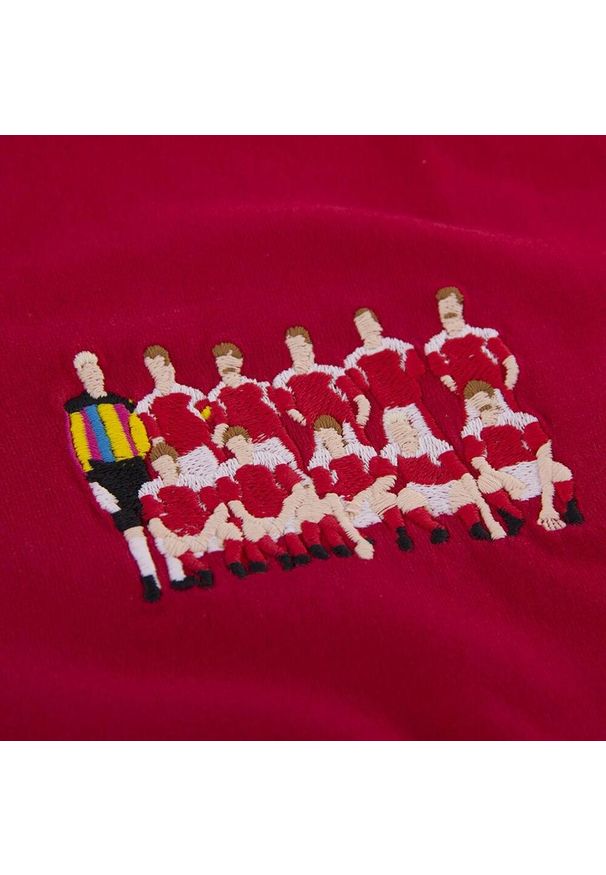 COPA FOOTBALL - Koszulka dla dorosłych - Mistrzowie Europy Dania 1992 Haft - Czerwony. Kolor: czerwony. Wzór: haft. Sport: piłka nożna