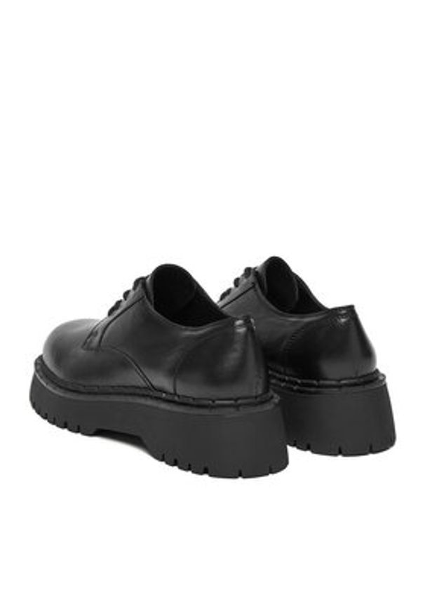 Badura Półbuty EO-ASPYN-25FW12 Czarny. Kolor: czarny. Materiał: skóra