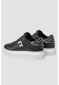 Karl Lagerfeld - KARL LAGERFELD Czarne sneakersy Kapri Nft Stud Tab, Rozmiar 37. Kolor: czarny #6