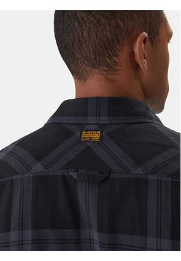 G-Star RAW - G-Star Raw Koszula Bristum 2.0 D23553-D748 Granatowy Slim Fit. Kolor: niebieski. Materiał: bawełna