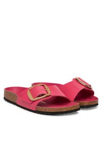 Birkenstock Klapki Madrid Big Buckle Hex 1031844 Różowy. Kolor: różowy. Materiał: skóra #2