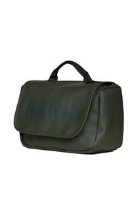 Rains Kosmetyczka Texel Wash Bag W3 16310 Zielony. Kolor: zielony. Materiał: materiał #3