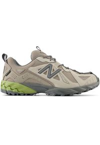 Buty unisex New Balance ML610XM – beżowe. Kolor: beżowy. Materiał: zamsz, skóra, guma. Szerokość cholewki: normalna. Technologia: Gore-Tex