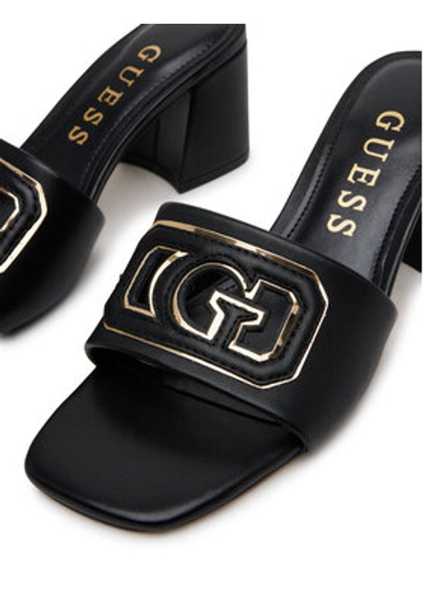 Guess Japonki 172849 Czarny. Kolor: czarny. Materiał: skóra
