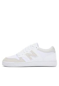 New Balance Sneakersy BB480LKA Biały. Kolor: biały. Materiał: skóra