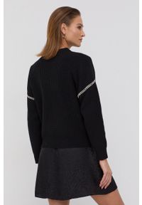 The Kooples Sweter wełniany damska kolor czarny. Kolor: czarny. Materiał: wełna. Długość rękawa: długi rękaw. Długość: długie #3