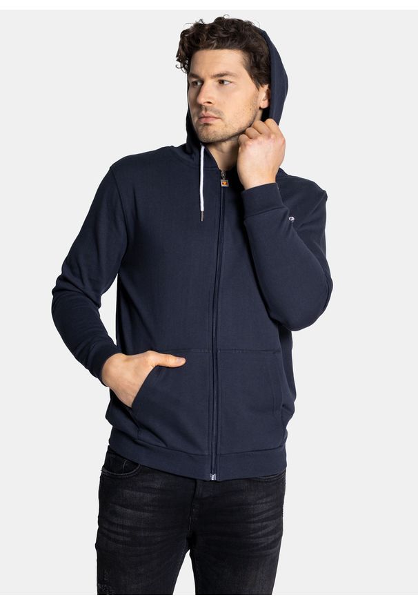 Bluza z kapturem męska Ellesse Briero Regular Fit Granatowy. Typ kołnierza: kaptur. Kolor: niebieski. Wzór: kolorowy. Sezon: lato. Styl: street