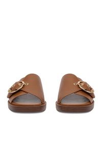 U.S. Polo Assn. Klapki EO-MARINA002W/6Y1 Brązowy. Kolor: brązowy. Materiał: materiał #3