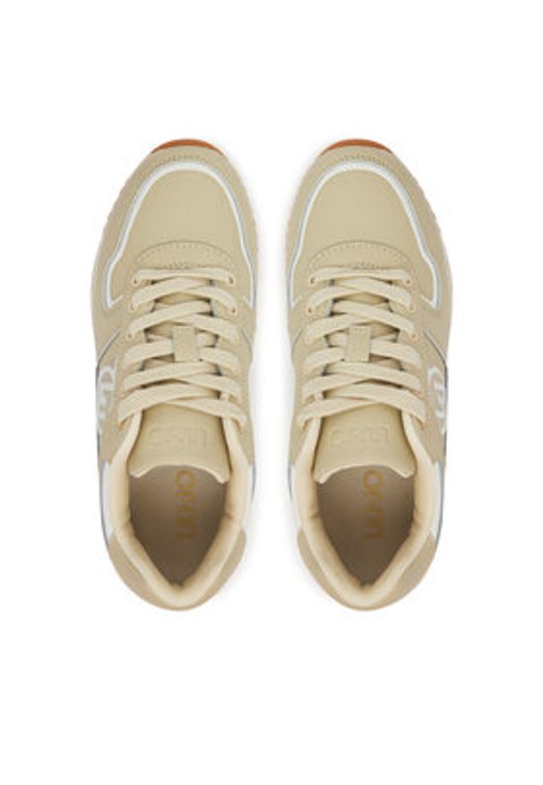 Liu Jo Sneakersy Rosy 905 4A5713 PX474 Beżowy. Kolor: beżowy. Materiał: skóra