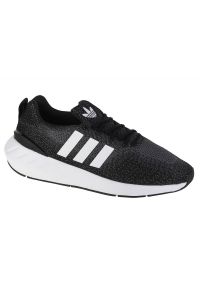 Adidas - Buty adidas Swift Run 22 M GZ3496 czarne. Kolor: czarny. Materiał: syntetyk, guma, materiał. Szerokość cholewki: normalna. Sport: bieganie