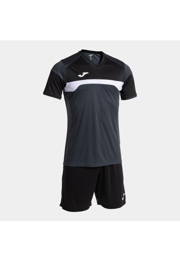 Zestaw koszulka i spodenki Joma Danubio III. Kolor: szary, wielokolorowy, brązowy, czarny. Sport: fitness, piłka nożna