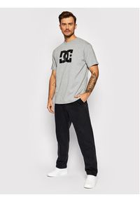 DC T-Shirt Star ADYZT04985 Szary Classic Fit. Kolor: szary. Materiał: bawełna