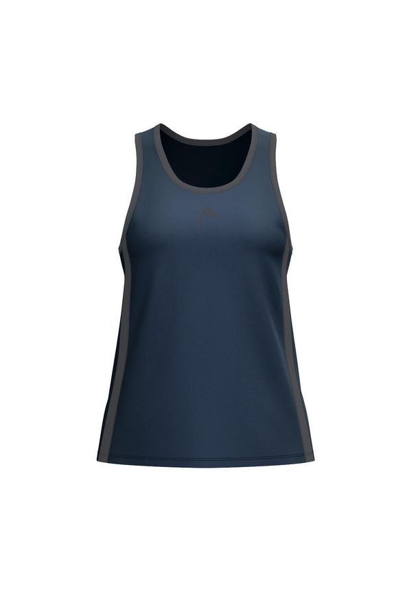 Damski tank top Head Club 25 Tech. Kolor: niebieski. Długość rękawa: bez rękawów. Sport: tenis