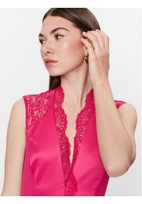Babylon Sukienka wieczorowa S_EL0705 Różowy Regular Fit. Kolor: różowy. Materiał: syntetyk. Styl: wizytowy #3