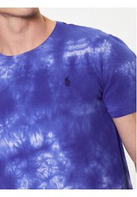Polo Ralph Lauren T-Shirt 710890781001 Niebieski Slim Fit. Typ kołnierza: polo. Kolor: niebieski. Materiał: bawełna #4