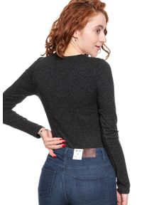 Lee - DAMSKI SWETER LEE V-NECK BODY BLACK L41QWD01 112109140 #6