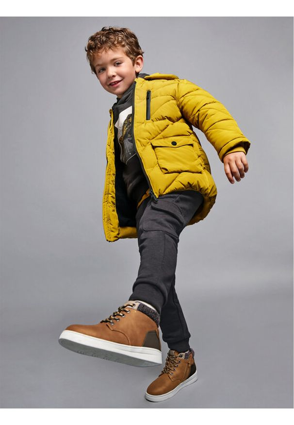 Spodnie dresowe Mayoral. Kolor: szary. Materiał: dresówka