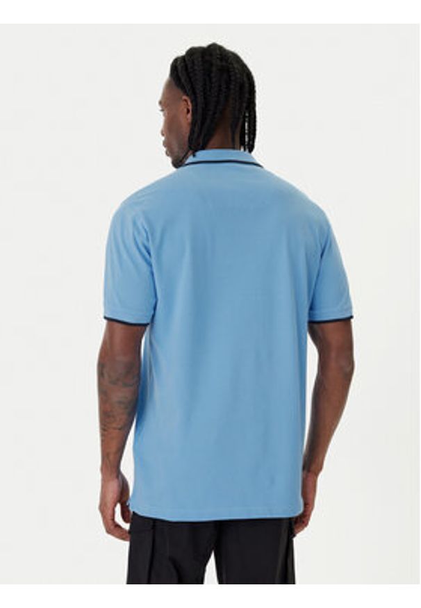 Aeronautica Militare Polo 261PO1308UP00082 Niebieski Regular Fit. Typ kołnierza: polo. Kolor: niebieski. Materiał: bawełna