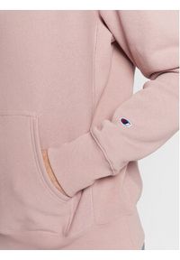 Champion Bluza Reverse Weave Fleece 217976 Różowy Regular Fit. Kolor: różowy. Materiał: bawełna #3