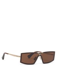 Max Mara Okulary przeciwsłoneczne MM0118 32E Brązowy. Kolor: brązowy